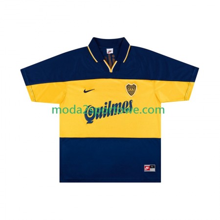 Koszulka CA Boca Juniors 1999 2000 Retro Domowe Stroje Piłkarskie Krótki Rękaw